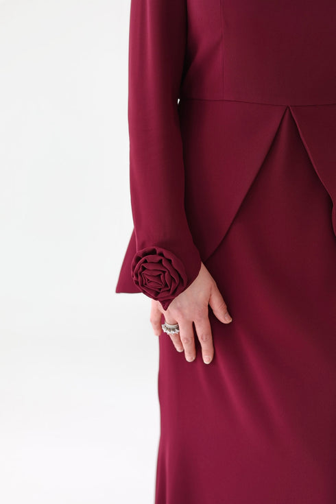 Maxi Dress Burgundy