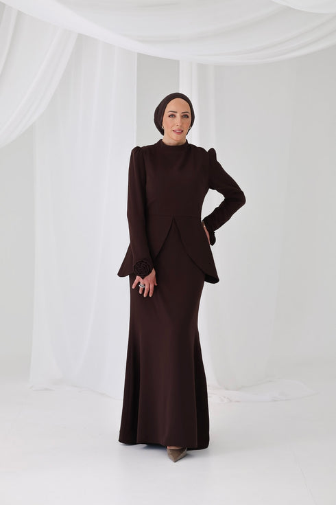 Maxi Dress Brown
