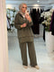 Layer Zip Set Khaki