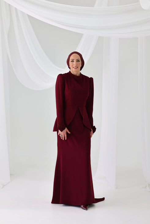 Maxi Dress Burgundy
