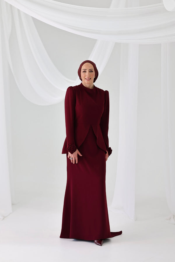 Maxi Dress Burgundy