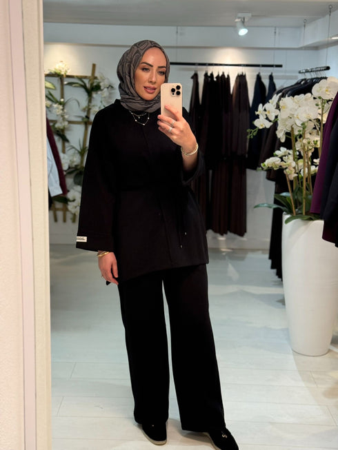 Set met Ceintuur Zwart