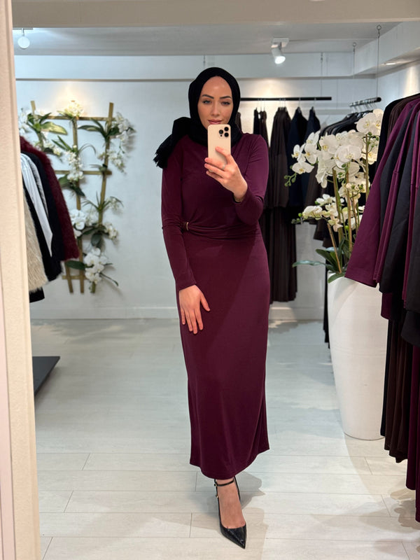 Elenay Dress Bordeaux
