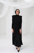 Pleated Dress Black