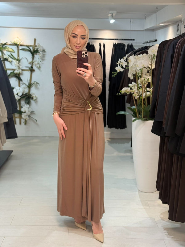 Classy Dress Taupe
