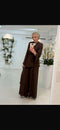 Elegante 2 delige set Bruin