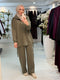 Side Tie Set Khaki