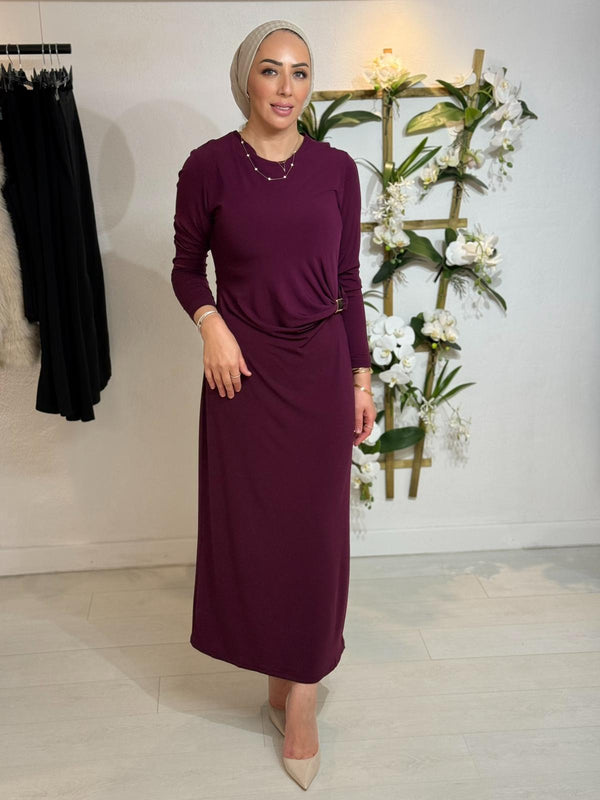 Elenay Dress Bordeaux