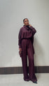 Satin Set Burgundy