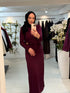 Elenay Dress Bordeaux