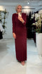 Elegant Maxi Dress Bordeaux