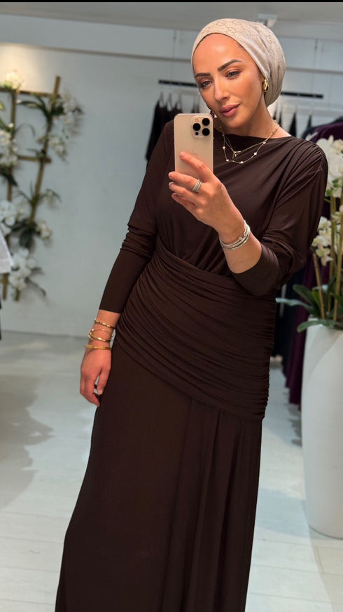 Elegant Maxi Dress Bruin